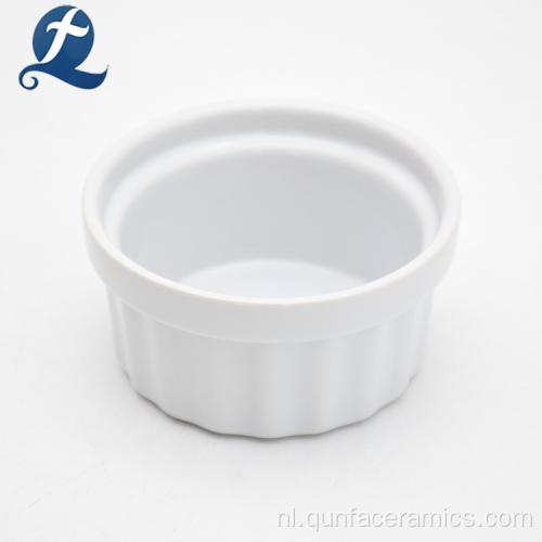 Groothandel gemengde kleur keramische cake Ramekin